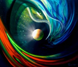 Dražen Pavlović, 17. SPHERE PM (physics ~ metaphysics), ulje na platnu, 60 x 70 cm