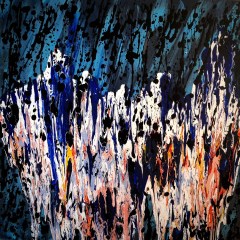 Denis Kaplan, ''Street Scene”, akril na platnu