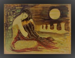 Hrid Matić, ”Salome”, kombinirana tehnika, 50×70 cm