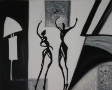 Snježana Šebalj, ''Mambo'', ulje na platnu, 70x100 cm