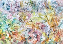 Morana Jugović, ''Inventura'', akvarel na papiru, 70x100 cm