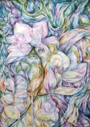 Morana Jugović: ''Čudo'', akvarel, 59x42 cm