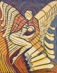 Marijana Džepina, ''Miran san'', akril na platnu, 100 x 80 cm