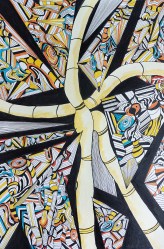 Ljiljana Tršan, ''Košmar'', tuš / akvarel, 50x35 cm