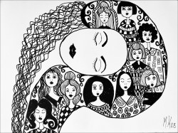 Miroslava Kos, ''Moji snovi'', flomaster na papiru, 30x40 cm