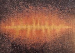 Mirjana Marović, ''Horizont'', akril na papiru, 28x40 cm