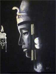 Ivana Kolić, ''Izida'', tempera na platnu, 50x40 cm