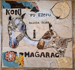 Katarina Radošević Galić, ilustracija slikovnice ''Konj i magarac'' autorice Silvije Šesto