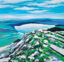 Andrea Stanić, ''Buško jezero'', akril na platnu